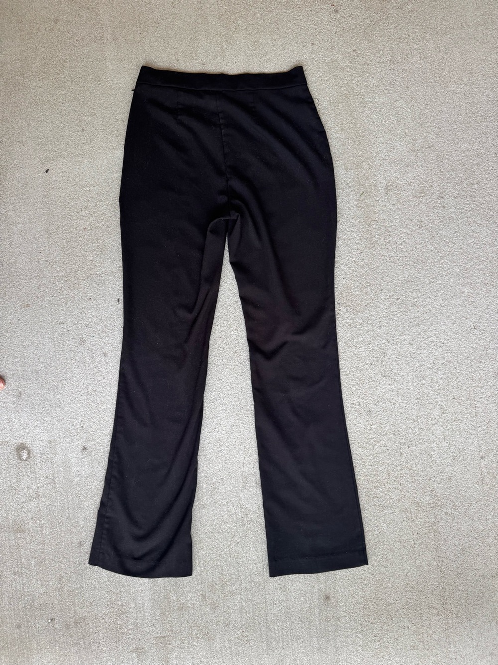 H&M Black Boot-Cut Split-Hem Pants - Picture 3 of 6